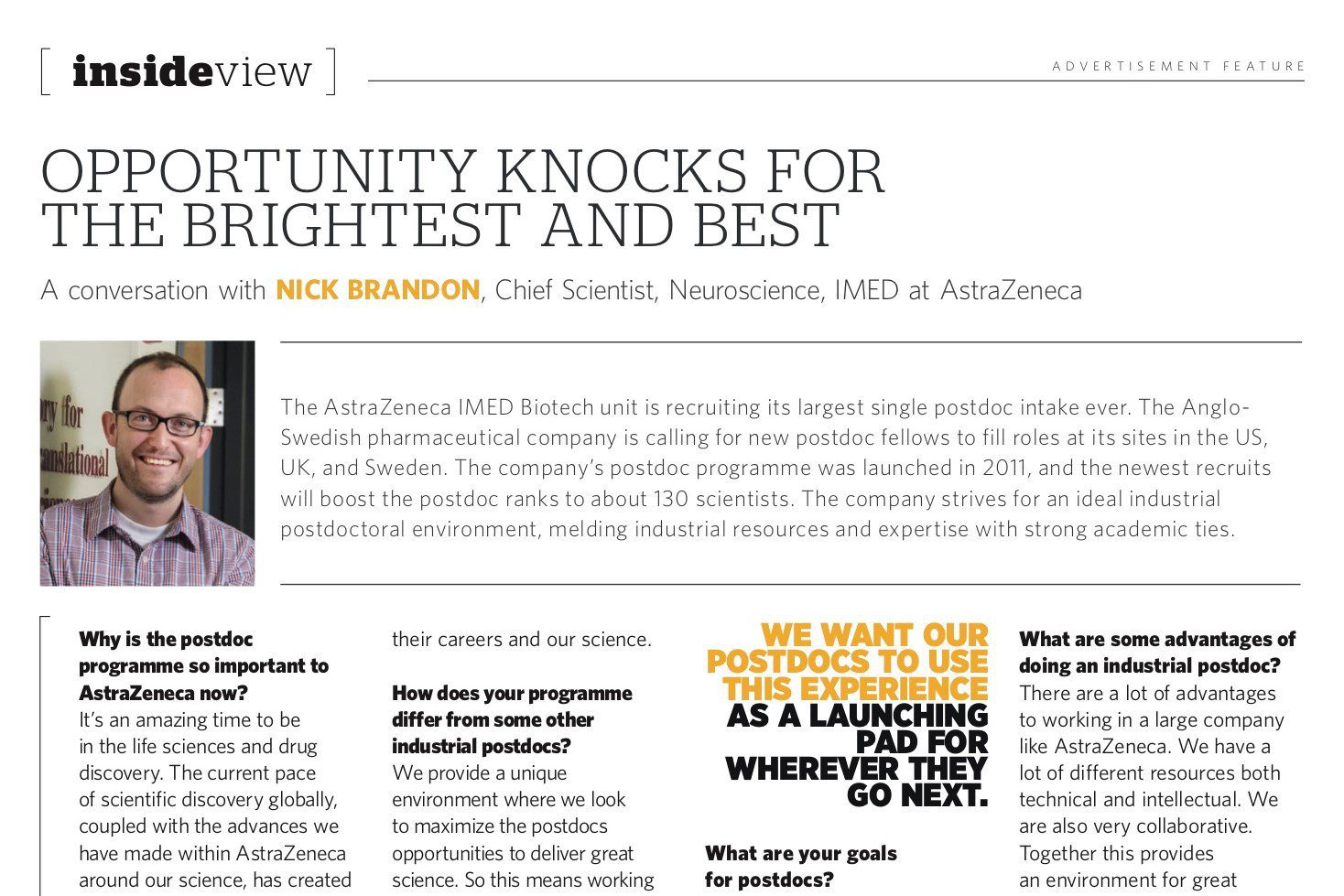 Using content to build your employer brand and attract scientific talent