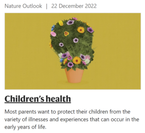 Nature Outlook - Children's health