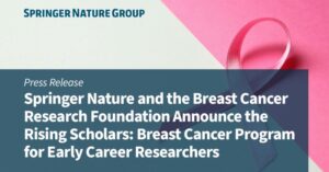 Springer Nature and the Breast Cancer Research Foundation (BCRF)